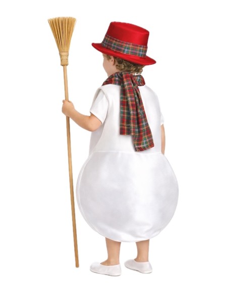 Costume Pupazzo di Neve 8/10 Anni | Costumi per Bambini Il Re del Carnevale